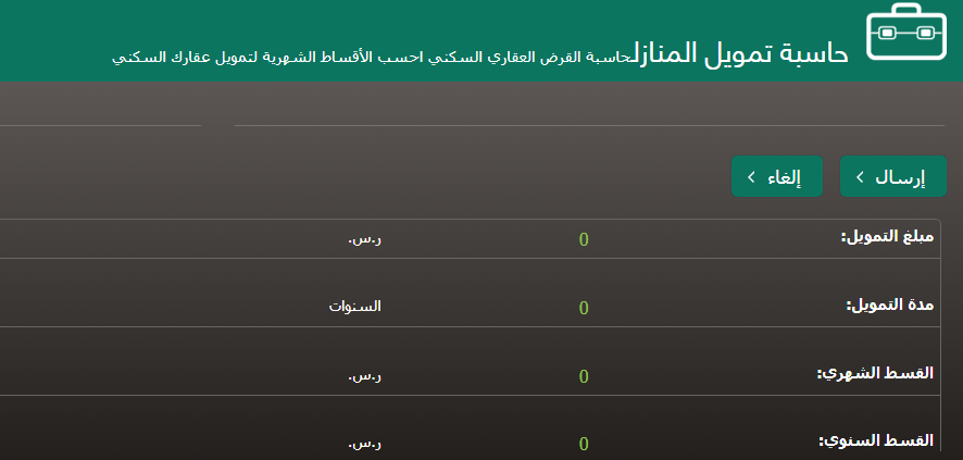 حاسبة التمويل العقاري البنك الاهلي السعودي 1444