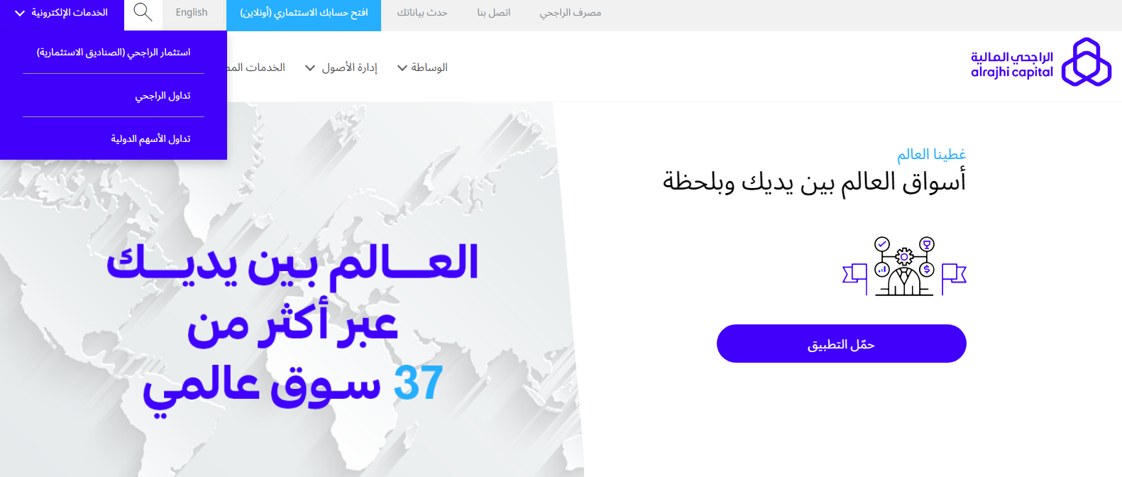 كيف افتح محفظة استثمارية في بنك الراجحي 1444